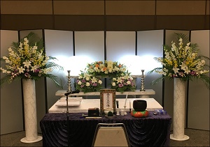 花祭壇(小さなお葬式用)